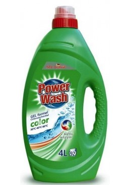 Гель для стирки «Power Wash» 4л Color