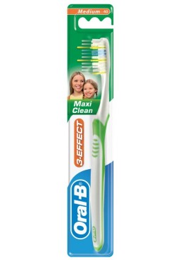 Зубная щетка Oral-B 3-Эффект Maxi Clean средней жесткости, 1 шт