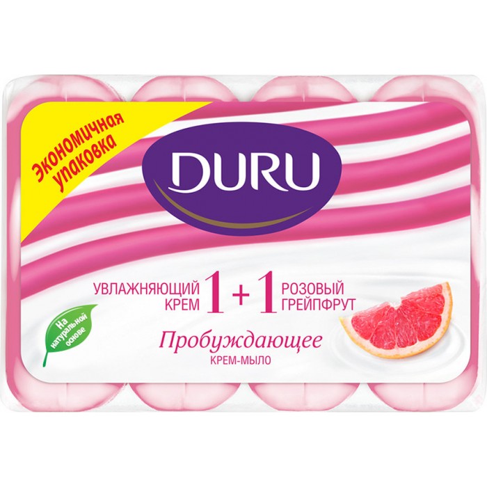 Мыло Duru Soft Sensations Грейпфрут, 4 x 90 г  - 