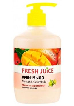 Жидкое крем-мыло Fresh Juice Mango&Carambola, 460 мл