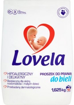 Порошок для прання дитячої білизни Lovela для білого, 1.625 кг (13 прань)