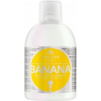 Шампунь для зміцнення волосся з мультивітамінним комплексом Kallos Cosmetics Banana Shampoo, 1 л