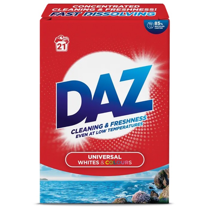 Пральний порошок DAZ для всіх типів тканин Whites & Colours, 1.05 кг (21 прання) (475136) -  Пральний порошок DAZ для всіх типів тканин Whites & Colours, 1.05 кг (21 прання) (475136) -