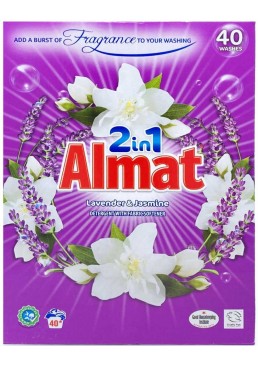 Стиральный порошок Almat 2 в 1 лаванда и жасмин, 2,6 кг (40 стирок)