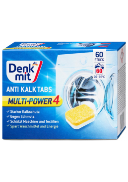 Таблетки против накипи для стиральной машины Denkmit Multi-Power 4, 60 шт