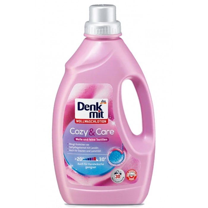 Гель для стирки Denkmit Cozy & Care, 1.5 л (30 стирок) - 