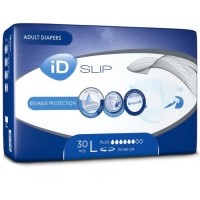 Підгузки для дорослих iD Slip Plus, розмір L (115-155 см), 30 шт