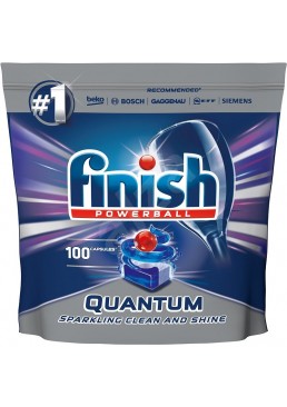 Таблетки для посудомоечной машины FINISH Quantum, 100 шт