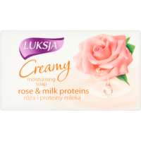 Крем-мило Роза і молочні протеїни Luksja Creamy Rose & Milk Proteins Soap, 100 г