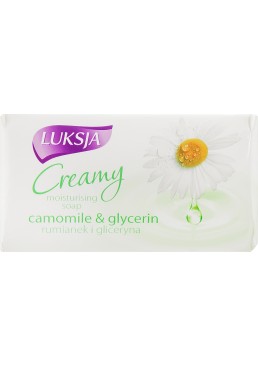 Крем-мыло с ромашкой и глицерином Luksja Camomile Glycerine Soap, 100 г