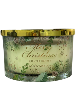 Ароматична свічка Merry Christmas Home Premium Edition, 13,5х8 см