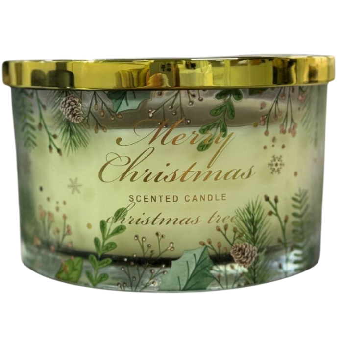 Ароматическая свеча Merry Christmas Home Premium Edition, 13,5х8 см - 