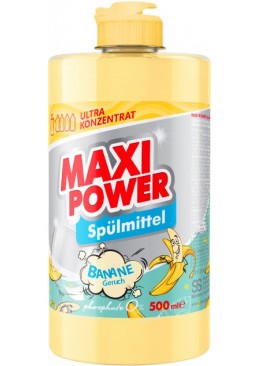 Засіб Maxi Power для миття посуду Банан, 500 мл