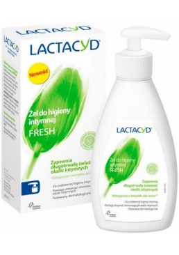 Гель для интимной гигиены Lactacyd Fresh освежающий с дозатором, 200 мл