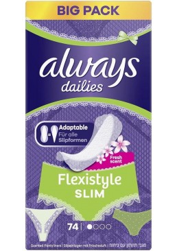 Ежедневные прокладки Always Flexistyle Slim, 74 шт