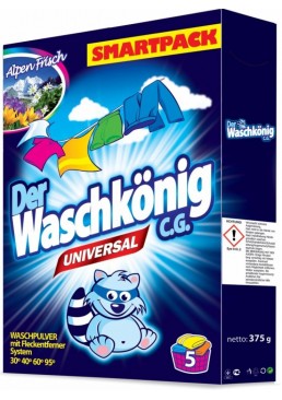 Пральний порошок Waschkonig Universal, 375 г (5 прань)