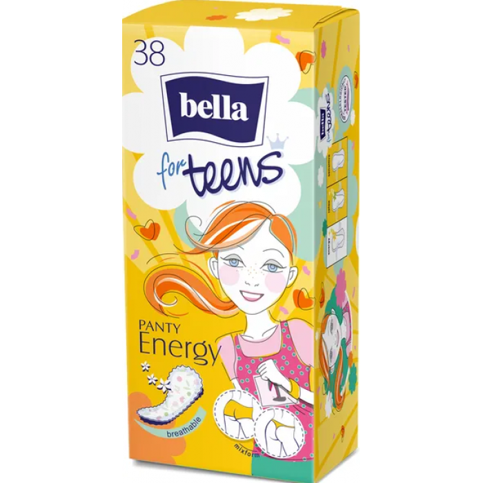 Ежедневные прокладки Bella for Teens Energy, 38 шт - 