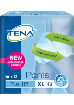 Урологические трусы-подгузники Tena Pants Plus XL, 12 шт