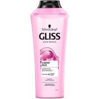 Шампунь для блеска GLISS Liquid Silk для ломких и тусклых волос, 400 мл 