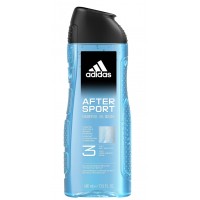 Гель для душа мужской 3в1 After Sport Adidas, 400мл