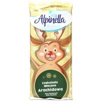 Шоколад Alpinella молочный с арахисом, 90 г