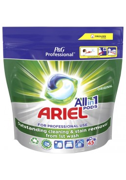 Капсулы для стирки Ariel Professional Original для всех типов тканей, 45 шт