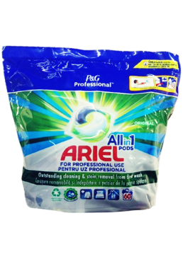 Капсулы для стирки Ariel Professional Original для всех типов тканей, 60 шт
