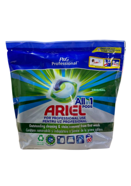 Капсули для прання Ariel Professional Original для всіх типів тканин, 60 шт