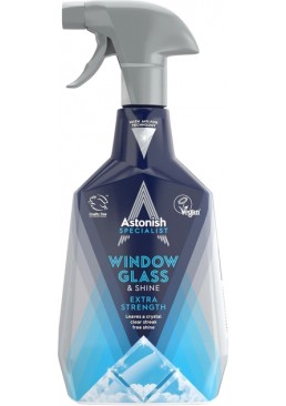 Средство Astonish для мытья окон и стекол с эффектом антизапотевания, 750 мл