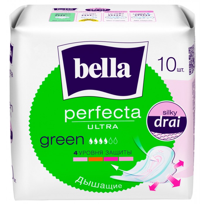 Гігієнічні прокладки Bella Perfecta Ultra Green 10 шт (305994) - 