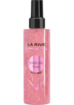 Парфумований спрей для тіла La Rive sparkling rose glittery, 200 мл