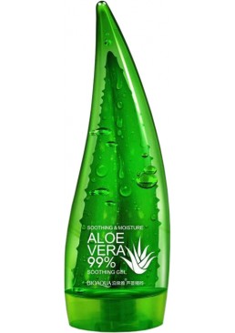 Гель Bioaqua Aloe Vera 99% с натуральным соком алоэ и гиалуроновой кислотой, 160 мл