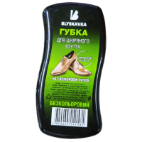 Губка для обуви волна Blyskavka бесцветная, 1 шт
