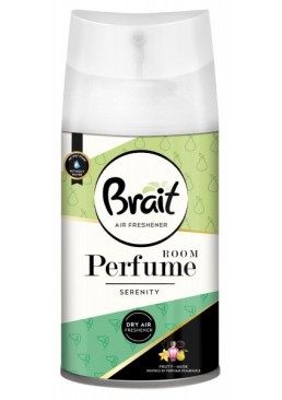 Парфюмированный освежитель воздуха Brait Цветочно-цитрусовый парфюм сухое распыление (запаска), 250 мл