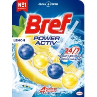 Підвісний блок для унітазу Bref Power Aktiv Лимон, 50 г
