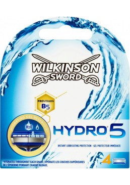 Змінні леза Wilkinson Sword Hydro 5, 4 картриджі