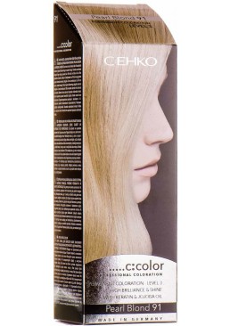 Крем-краска C:EHKO С:COLOR 91 Жемчужный блонд