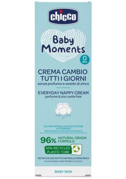 Крем защитный под подгузник Chicco Baby Moments с пантенолом, 100 мл