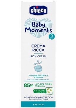 Крем питательный Chicco Baby Moments  с маслом ши, 100 мл