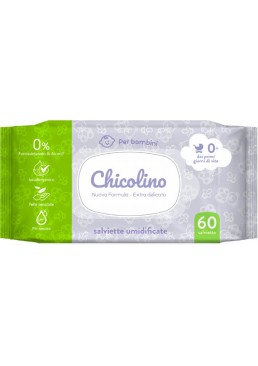 Салфетки влажные Chicolino для детей с первых дней жизни, 60 шт