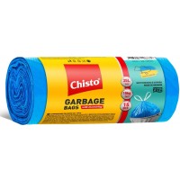 Пакеты для мусора Chisto суперпрочные с затяжками 35 л, 15 шт