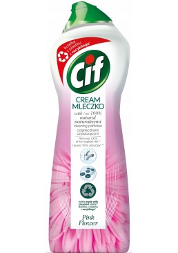 Крем-молочко очищающее Cif Cream Pink Flower, 780 г