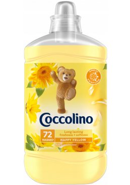 Кондиционер для белья Coccolino Happy Yellow (72 стирки), 1.8 л 