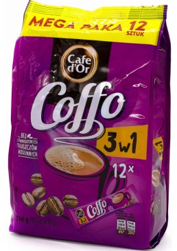 Кофе растворимый Cafe d`Or Coffo 3в1 в стиках 216 г, 12 шт