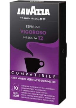 Кава в капсулах Lavazza Nespresso Vigoroso, 10 шт
