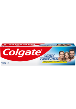 Зубна паста Colgate Cavity Protection з фторидом та кальцієм, 50 мл