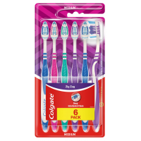 Набор зубных щеток Colgate Zigzag Семейная упаковка Medium, 6 шт