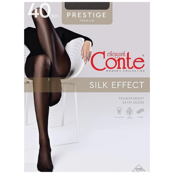 Колготки Conte Prestige 40 Den Mocca, 2 размер - 