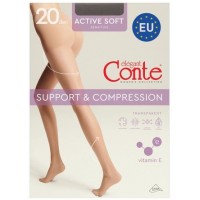 Колготки Conte Active Soft 20 den Grafit, 4 розмір