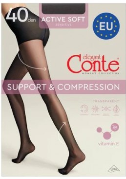 Колготки Conte Active Soft 40 den Mocca, 4 размер